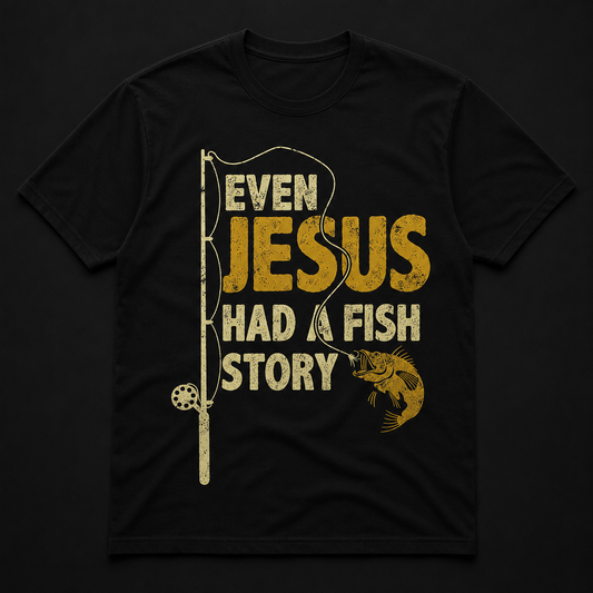 Even Jesus had a Fish Story T-Shirt